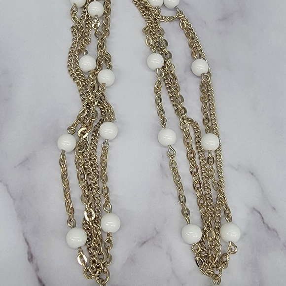 LOFT Multi Strand Statement Necklace - Picture 6 of 8